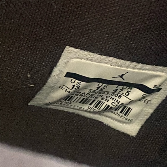 Nike Son of Mars Low Black Grape Men’s 13 Preowned - Picture 8 of 9